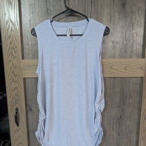 Elegant Sky Blue Sleeveless Tank Top